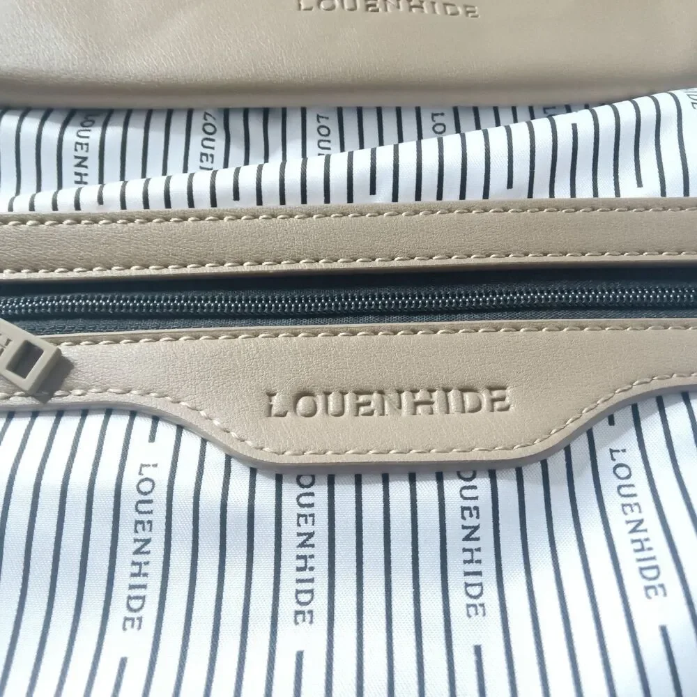 Louenhide Marley Shoulder Bag Taupe Brown Vegan Leather
